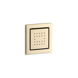Kohler - WaterTile Square 22-nozzle single-function body spray, 2.5 gpm - Vibrant French Gold