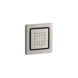 Kohler - WaterTile Square 22-nozzle single-function body spray, 2.5 gpm - Vibrant Brushed Nickel