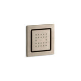 Kohler - WaterTile Square 22-nozzle single-function body spray, 2.5 gpm - Vibrant Brushed Bronze