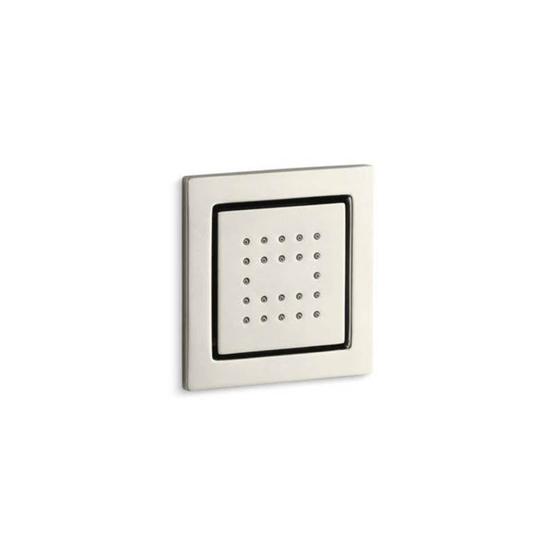 Kohler - WaterTile Square 22-nozzle single-function body spray, 2.5 gpm - Vibrant Polished Nickel