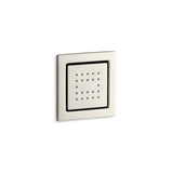 Kohler - WaterTile Square 22-nozzle single-function body spray, 2.5 gpm - Vibrant Polished Nickel