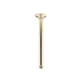 Kohler - 12'' ceiling-mount single-function rainhead arm and flange - Vibrant French Gold