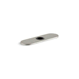 Kohler - 8'' escutcheon plate for InsightE and Kinesis faucet - Vibrant Stainless