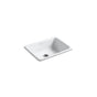 Kohler - Iron/Tones 24-1/4'' top-/undermount single-bowl bar sink - White