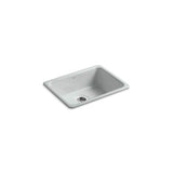 Kohler - Iron/Tones 24-1/4'' top-/undermount single-bowl bar sink - Ice Grey