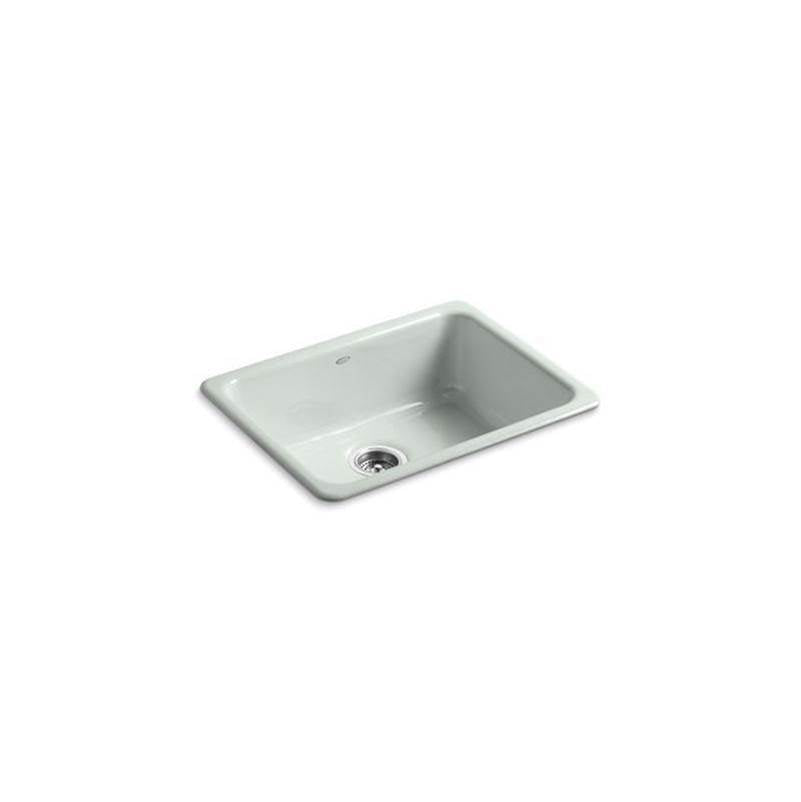 Kohler - Iron/Tones 24-1/4'' top-/undermount single-bowl bar sink - Sea Salt