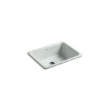 Kohler - Iron/Tones 24-1/4'' top-/undermount single-bowl bar sink - Sea Salt