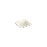 Kohler - NorthlandE 15'' top-mount single-bowl bar sink - Biscuit