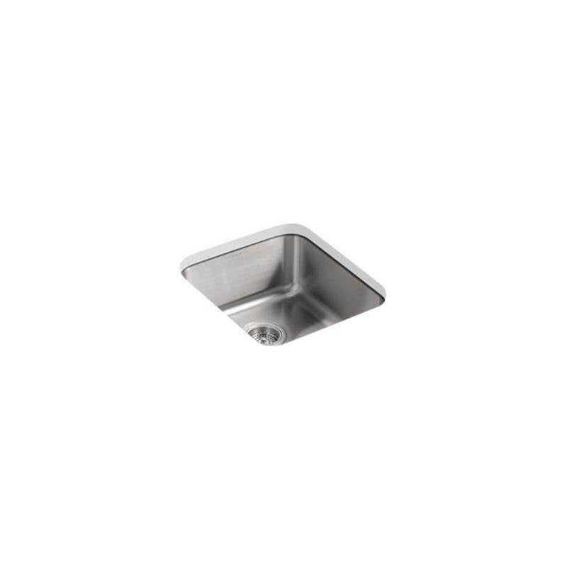 Kohler - Undertone 15-3/4'' undermount single-bowl bar sink - Stainless Steel