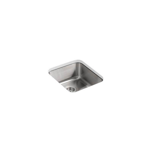 Kohler - Undertone 15-3/4'' undermount single-bowl bar sink - Stainless Steel