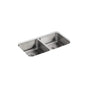 Kohler - Undertone 31-1/2'' undermount double-bowl kitchen sink - Stainless Steel