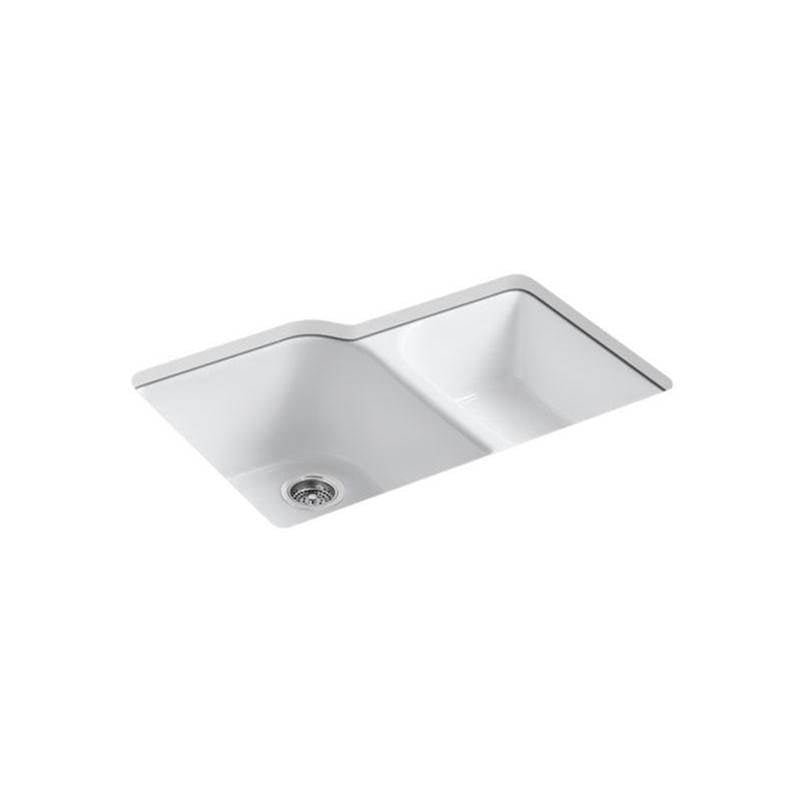 Kohler - Executive ChefE 33'' undermount double-bowl kitchen sink - White