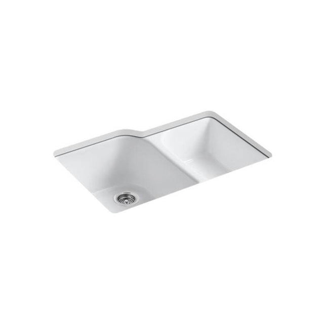 Kohler - Executive ChefE 33'' undermount double-bowl kitchen sink - White