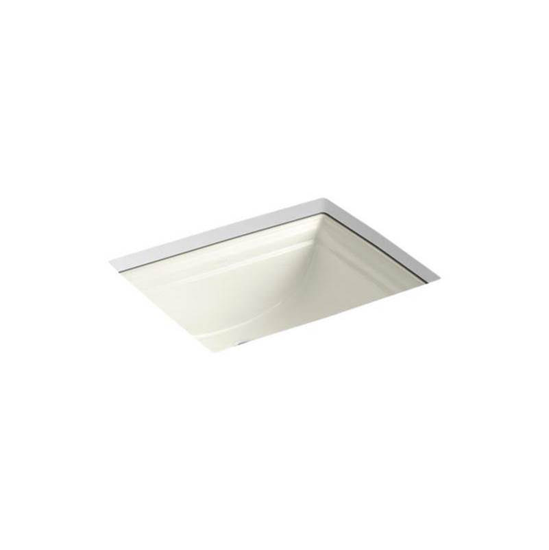 Kohler - Memoirs 20'' rectangular undermount bathroom sink - Biscuit