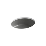 Kohler - Verticyl 19-1/4'' oval undermount bathroom sink - Thunder Grey