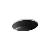Kohler - Verticyl 19-1/4'' oval undermount bathroom sink - Black