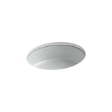 Kohler - Verticyl 19-1/4'' oval undermount bathroom sink - Ice Grey