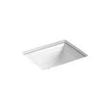 Kohler - Memoirs 20'' rectangular undermount bathroom sink - White