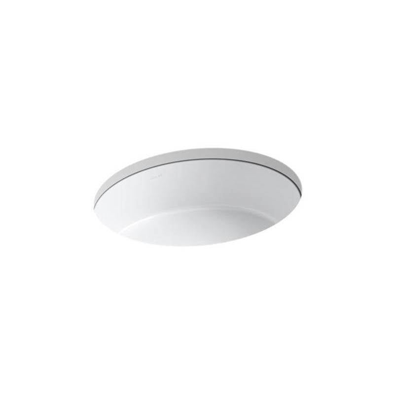 Kohler - Verticyl 19-1/4'' oval undermount bathroom sink - White