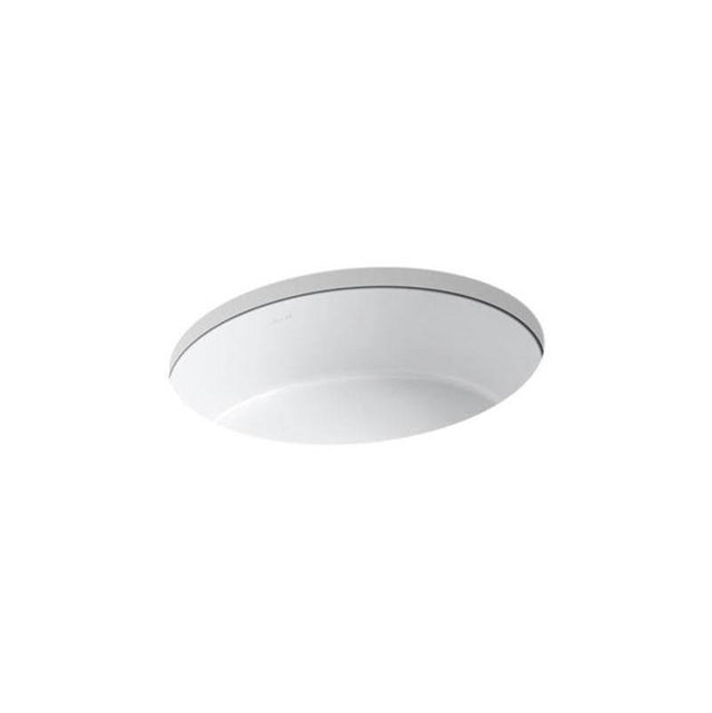 Kohler - Verticyl 19-1/4'' oval undermount bathroom sink - White