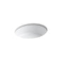 Kohler - Verticyl 19-1/4'' oval undermount bathroom sink - White