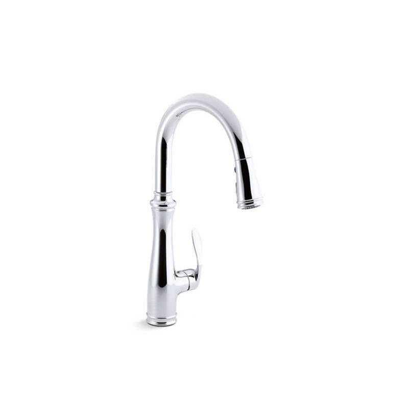 Kohler - Bellera Pull-down kitchen sink faucet with three-function sprayhead - Polished Chrome