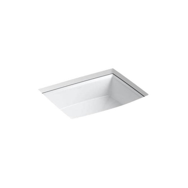 Kohler - Archer 20'' rectangular undermount bathroom sink - White