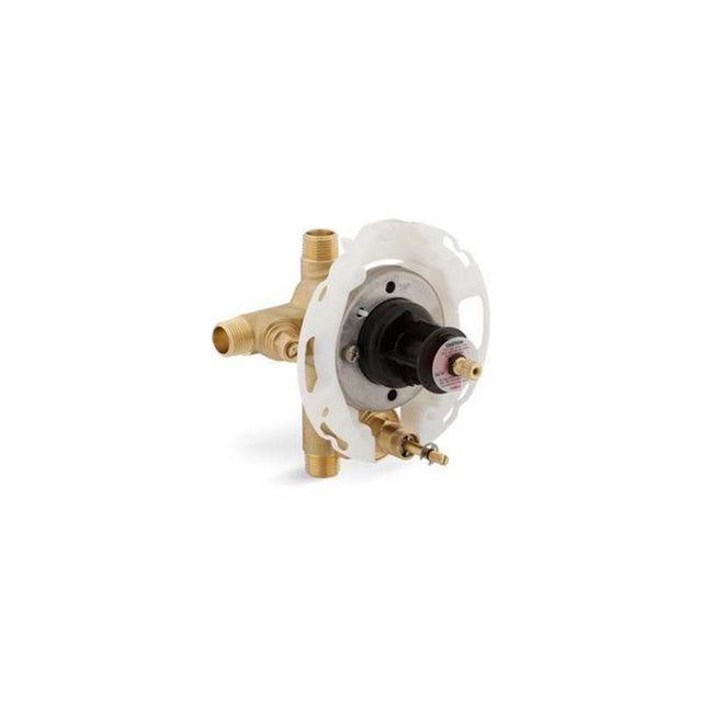 Kohler - Rite-Temp 1/2'' pressure-balancing valve with push-button diverter and screwdriver stops