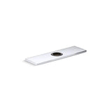 Kohler - 8'' escutcheon plate for InsightE and Kinesis faucet - Polished Chrome