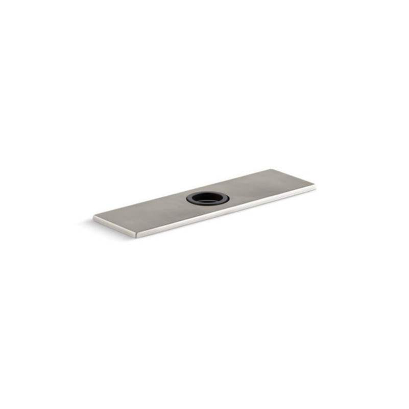 Kohler - 8'' escutcheon plate for InsightE and Kinesis faucet - Vibrant Stainless