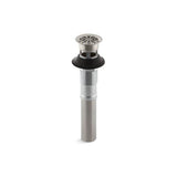 Kohler - Bathroom sink grid drain with overflow - Vibrant Brushed Nickel