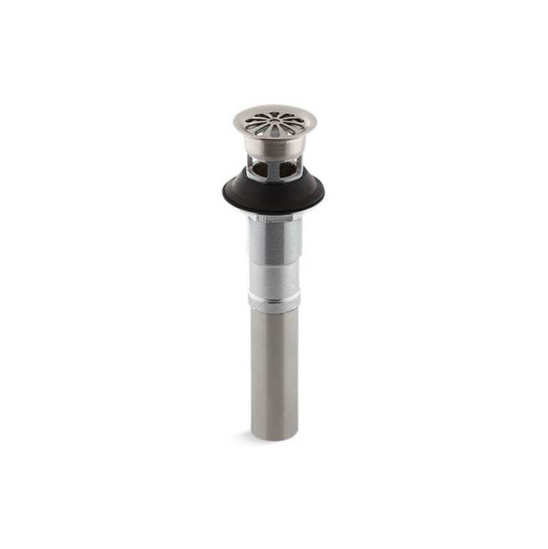 Kohler - Bathroom sink grid drain with overflow - Vibrant Stainless