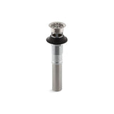 Kohler - Bathroom sink grid drain with overflow - Vibrant Stainless