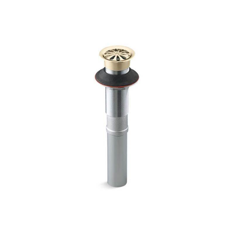 Kohler - Bathroom sink grid drain without overflow - Vibrant French Gold