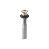 Kohler - Bathroom sink grid drain without overflow - Vibrant French Gold