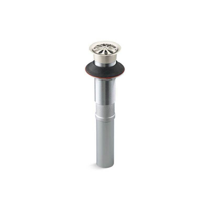 Kohler - Bathroom sink grid drain without overflow - Vibrant Polished Nickel