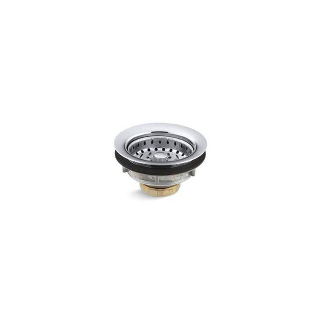Kohler - Stainless steel sink drain and strainer for 3-1/2'' to 4'' outlet - Polished Chrome
