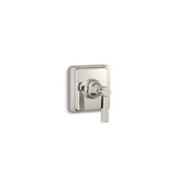 Kohler - Pinstripe Pure MasterShower volume control valve trim with lever handle - Vibrant Polished Nickel