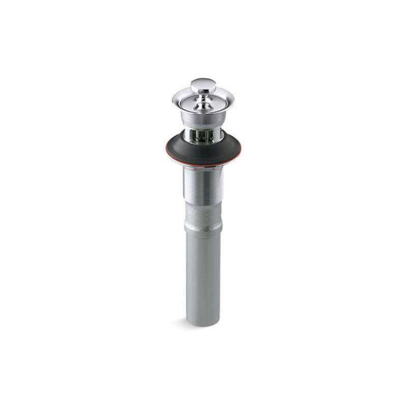 Kohler - Bathroom sink drain with overflow and non-removable metal stopper - Polished Chrome