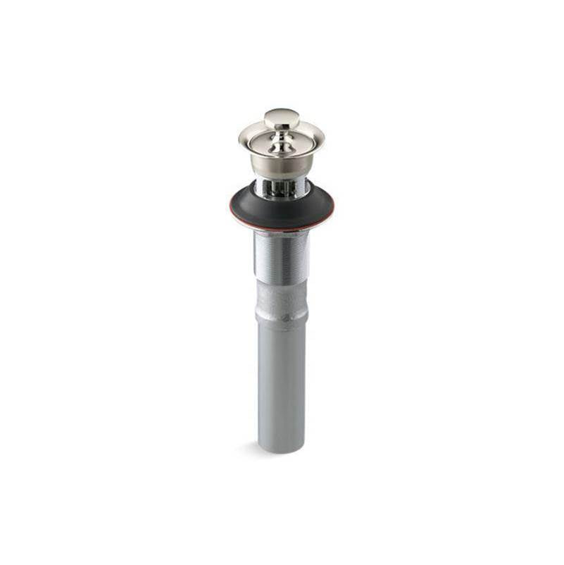 Kohler - Bathroom sink drain with overflow and non-removable metal stopper - Vibrant Polished Nickel