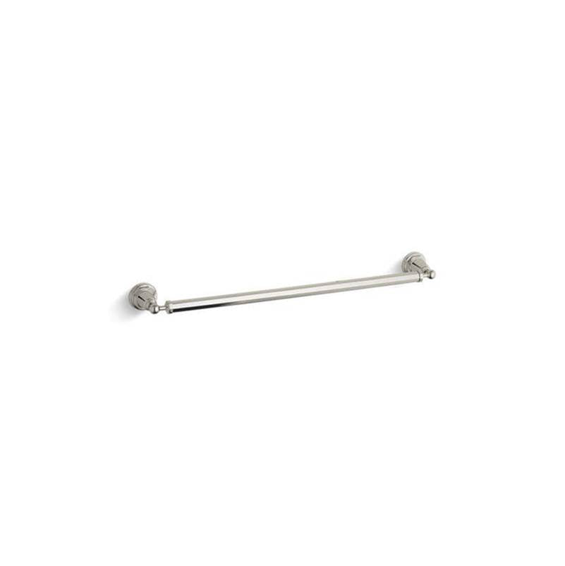 Kohler - Pinstripe 24'' towel bar - Vibrant Polished Nickel