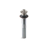 Kohler - Bathroom sink drain with non-removable metal stopper and without overflow - Vibrant Brushed Nickel