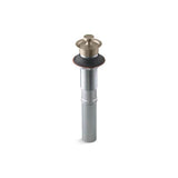 Kohler - Bathroom sink drain with non-removable metal stopper and without overflow - Vibrant Brushed Bronze