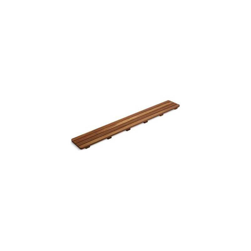 Kohler - Groove Teak drain cover 42'' receptor