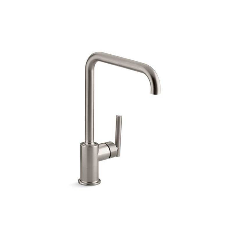 Kohler - Purist Single-handle kitchen sink faucet - Vibrant Stainless