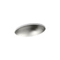 Kohler - Rhythm 23-1/4'' oval undermount bathroom sink, no overflow