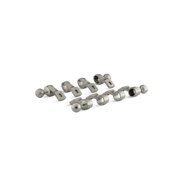 Kohler - Vintage Brackets and end caps - Vibrant Brushed Nickel