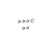 Kohler - Flexjet Whirlpool trim kit with five jets - Polished Chrome
