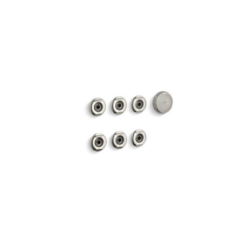 Kohler - Flexjet Whirlpool trim kit with six jets - Vibrant Brushed Nickel