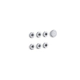 Kohler - Flexjet Whirlpool trim kit with six jets - Polished Chrome